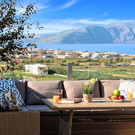 Cretan Sunset Villa Heated Pool Dhramia Ngoại thất bức ảnh