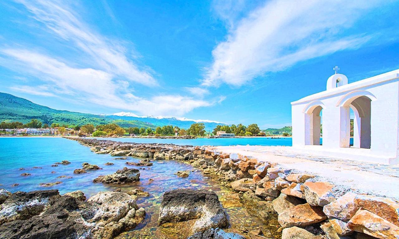 Cretan Sunset Villa Heated Pool Dhramia Ngoại thất bức ảnh