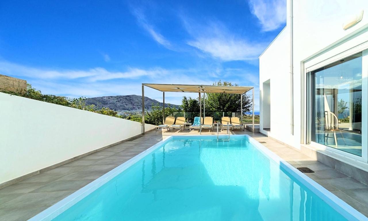 Cretan Sunset Villa Heated Pool Dhramia Ngoại thất bức ảnh